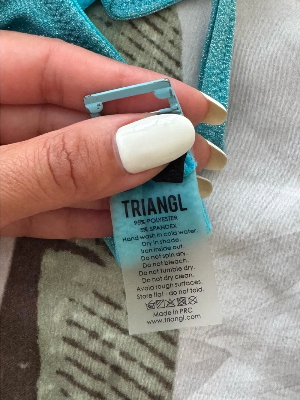 triangl swimwear Teal Two-Piece Bikini Set